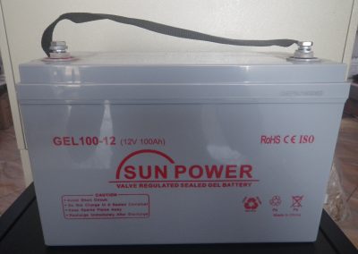 Bateria de GEL 100A sunpower - sunpowermz