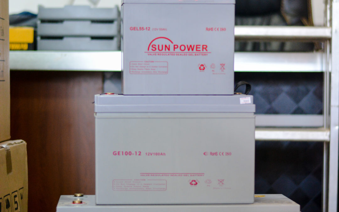 Bateria de GEL de 55A,100A & 200A sunpower - sunpowermz